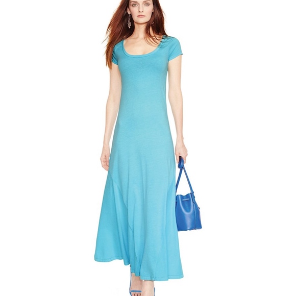 polo ralph lauren cotton maxi dress